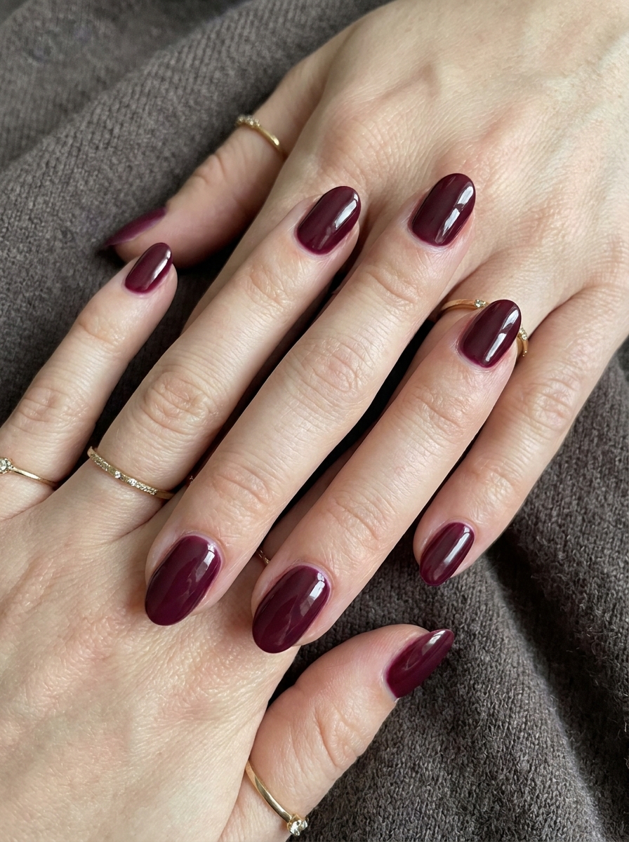 Burgundy Vampire Nails als Vampire Nägel Inspiration 2026